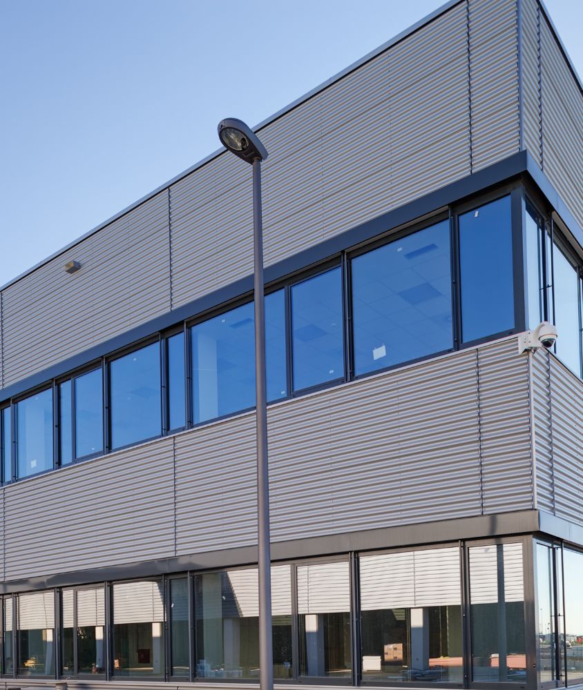 fachada de vidro em Piracicaba